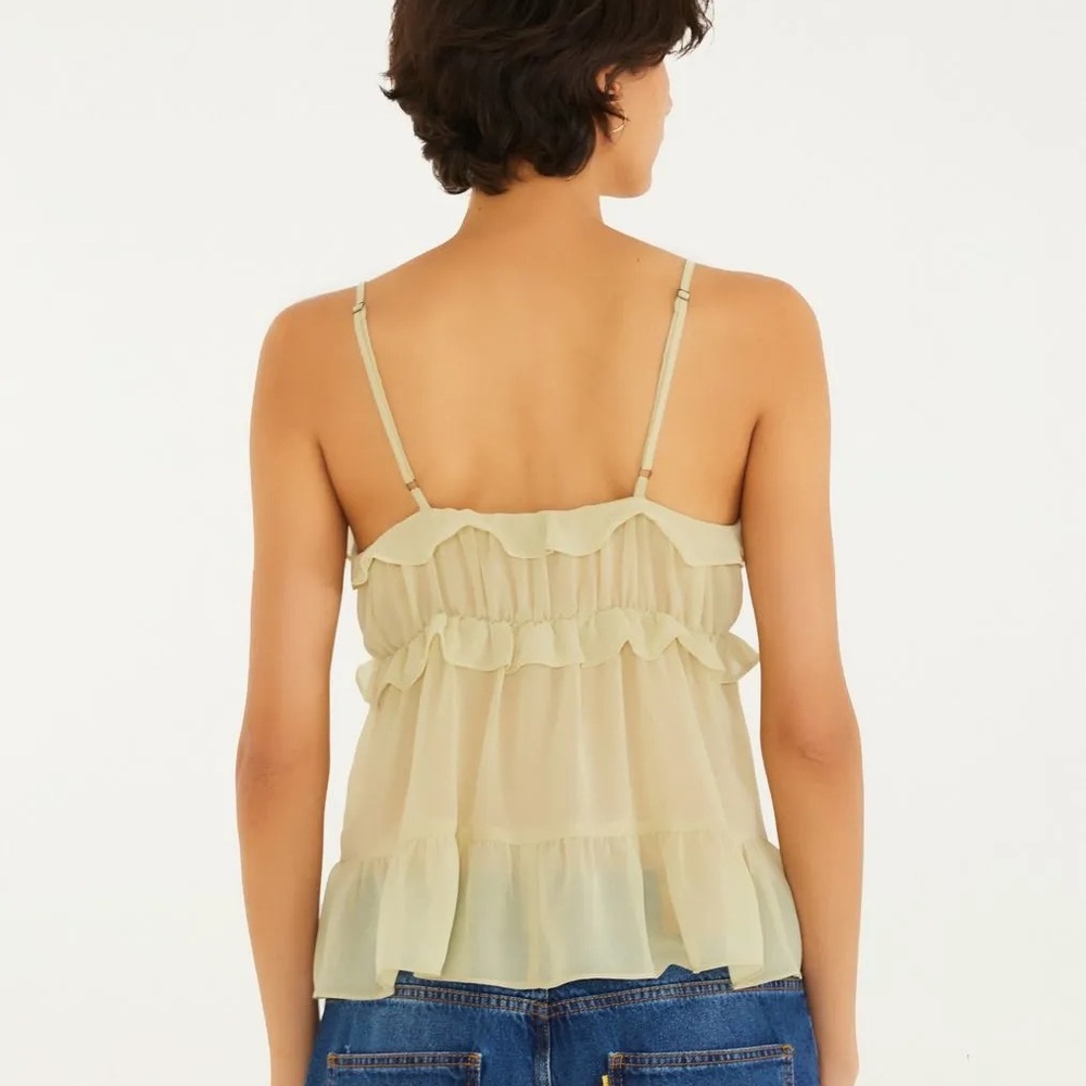 FARM Rio Light top Ruffle Camisole - Picture 2 of 8